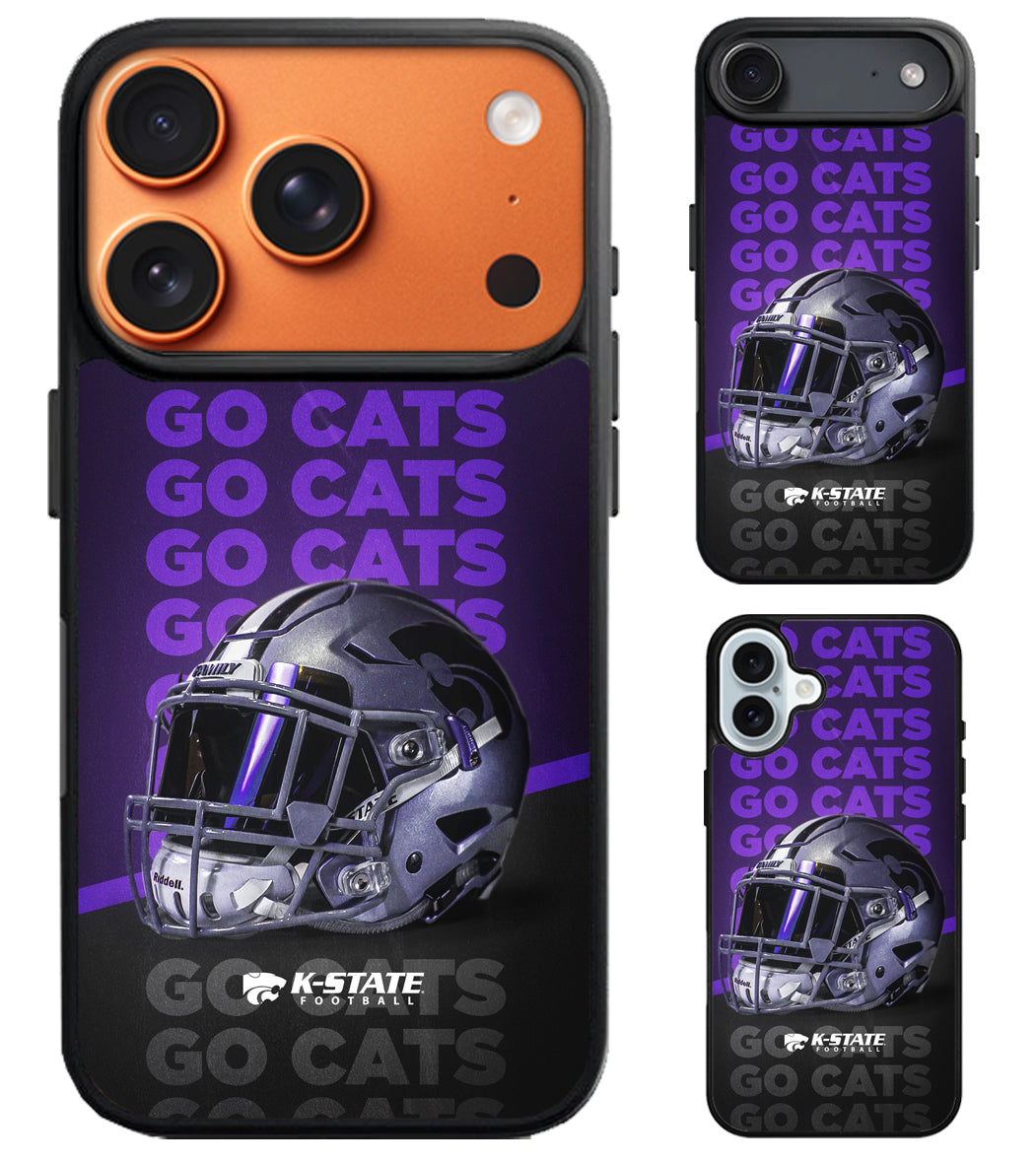 Kansas State Wildcats Football iPhone Air | iPhone 17 | 17 Pro | 17 Pro Max Case
