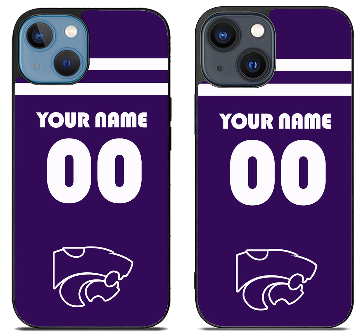 Custom Personalized Kansas State Wildcats iPhone 15 | iPhone 15 Plus Case