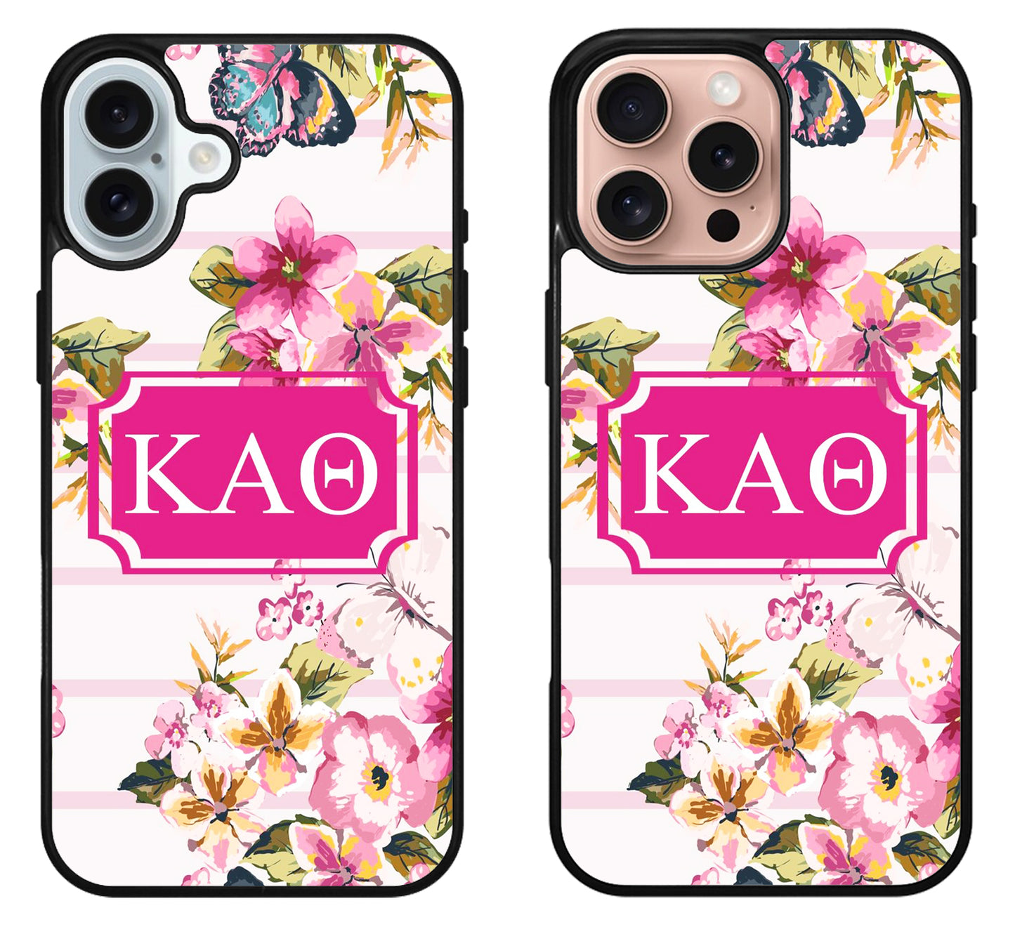 Kappa Alpha Theta Flowers iPhone 16 | 16 Plus | 16 Pro | 16 Pro Max Case
