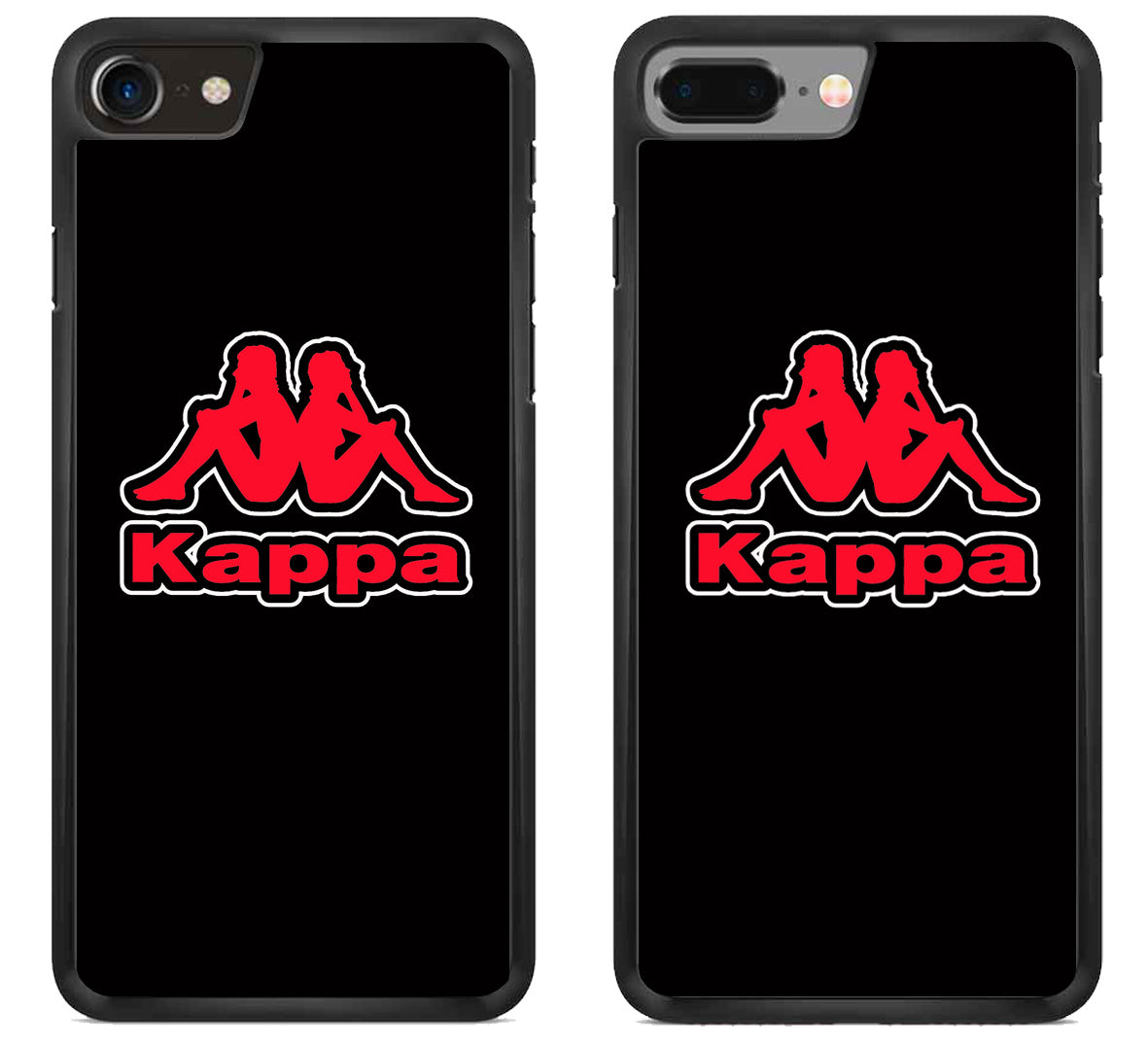 Kappa Logo Black iPhone 8 | 8 Plus Case