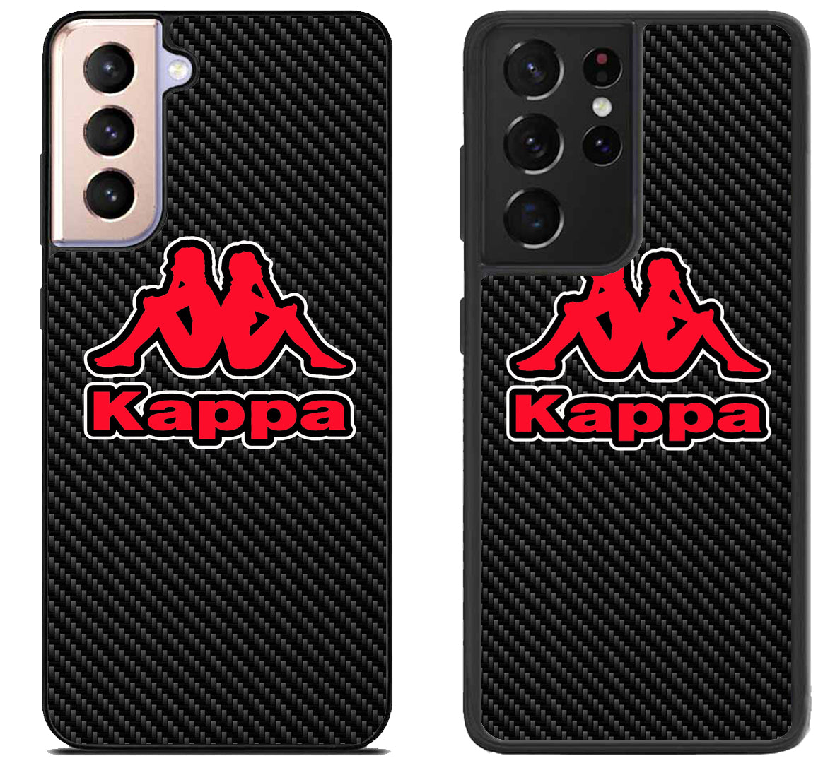 Kappa Logo Carbon Samsung Galaxy S21 | S21 FE | S21+ | S21 Ultra Case