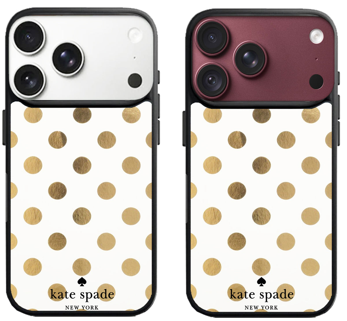 Kate Spade Gold Polkadot iPhone 18 Pro | 18 Pro Max Case