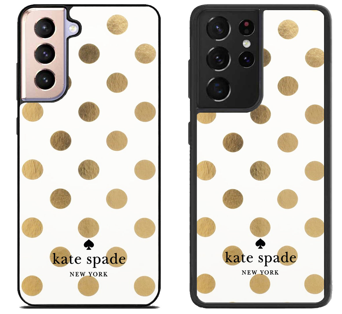 Kate Spade Gold Polkadot Samsung Galaxy S21 | S21 FE | S21+ | S21 Ultra Case
