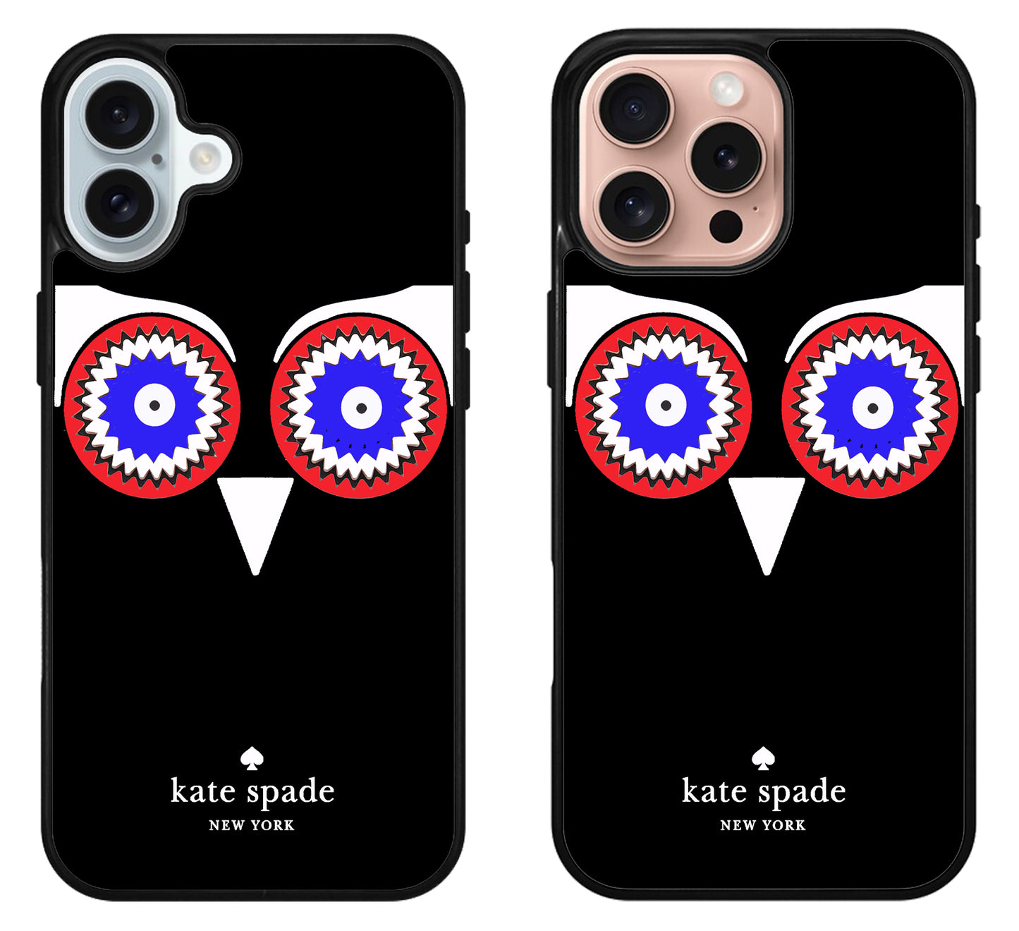 Kate Spade Moster Owl Black iPhone 16 | 16 Plus | 16 Pro | 16 Pro Max Case