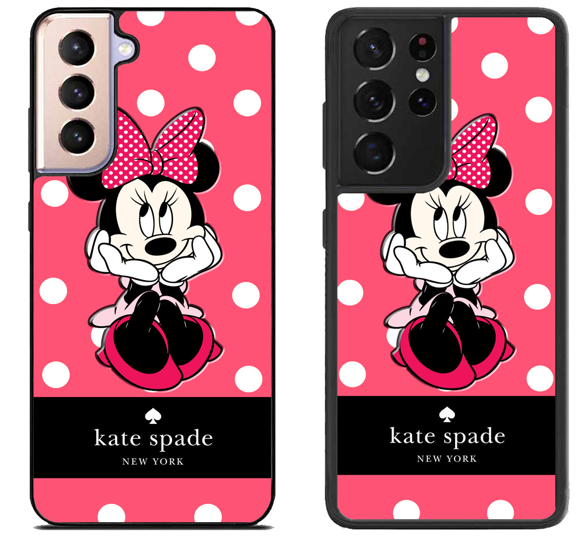 Kate Spade Pink Minnie mouse Samsung Galaxy S21 | S21 FE | S21+ | S21 Ultra Case