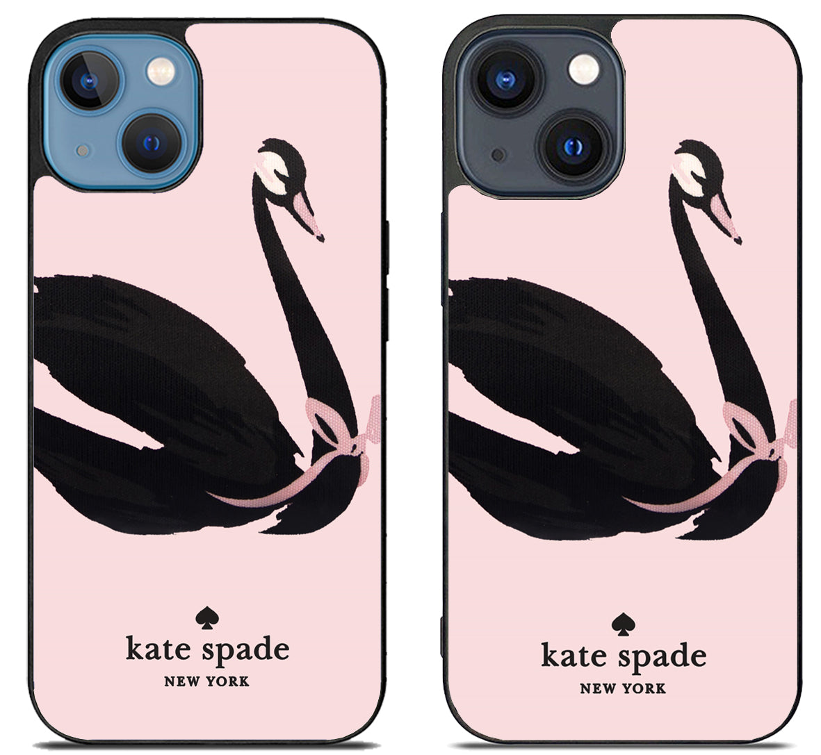 Kate Spade Pink Swan iPhone 15 | iPhone 15 Plus Case