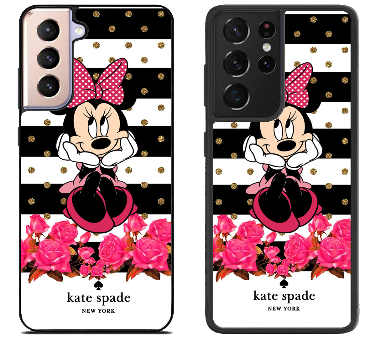 Kate Spade Cute Minnie Mouse Samsung Galaxy S21 | S21 FE | S21+ | S21 Ultra Case