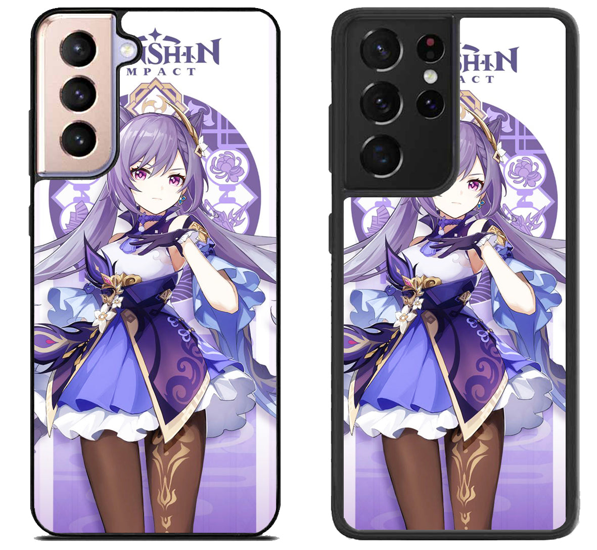 Keqing Genshin Impact Cover Samsung Galaxy S21 | S21 FE | S21+ | S21 Ultra Case