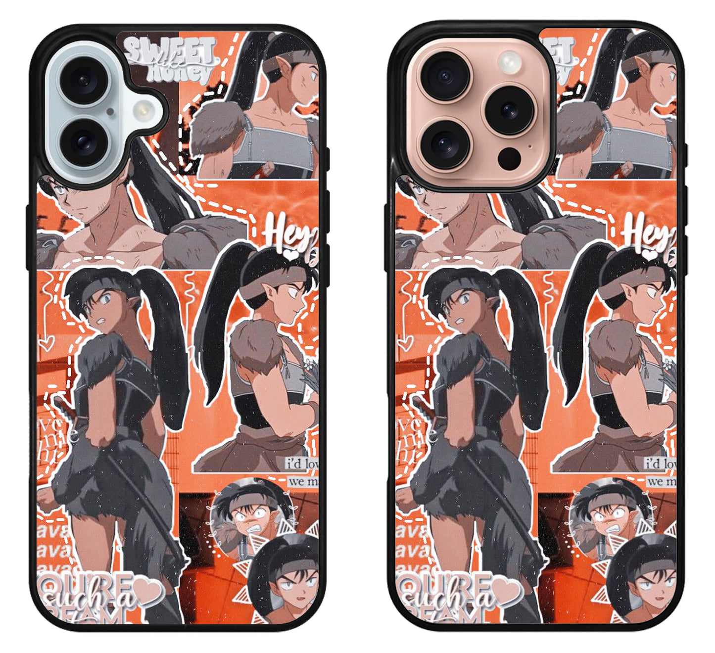 Koga inuyasha Collage iPhone 16 | 16 Plus | 16 Pro | 16 Pro Max Case