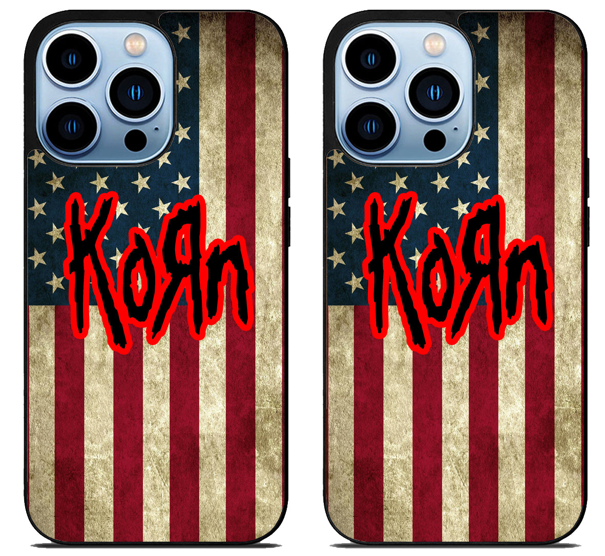 Korn Logo Flag iPhone 15 Pro | iPhone 15 Pro Max Case