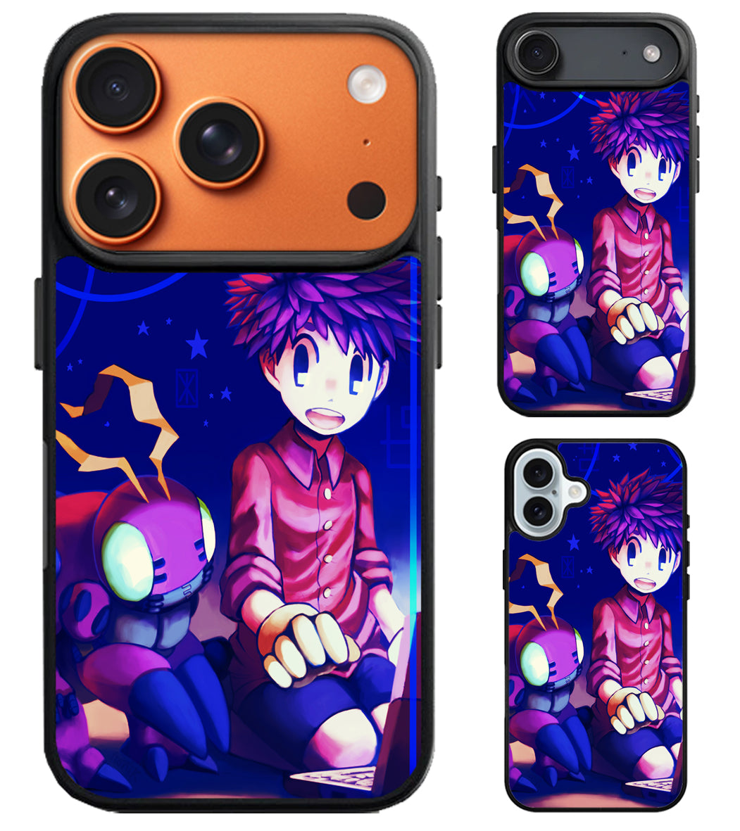 Koushiro & Tentomon Digimon Cover iPhone Air | iPhone 17 | 17 Pro | 17 Pro Max Case