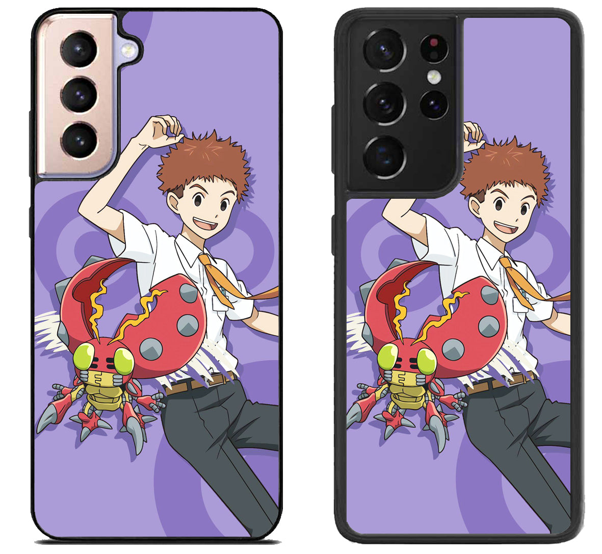 Koushiro & Tentomon Digimon Samsung Galaxy S21 | S21 FE | S21+ | S21 Ultra Case