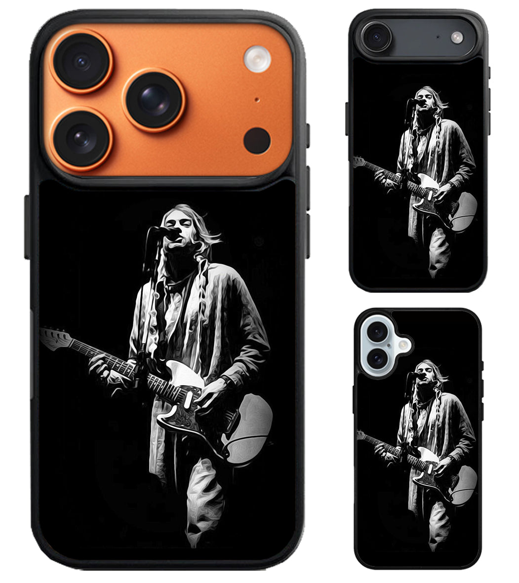 Kurt Cobain Cool iPhone Air | iPhone 17 | 17 Pro | 17 Pro Max Case