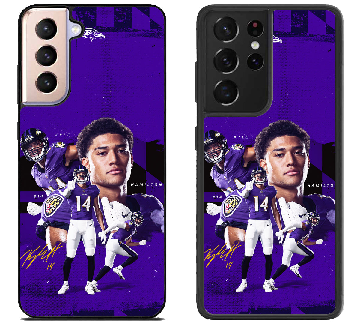 Kyle Hamilton Baltimore Ravens Samsung Galaxy S21 | S21 FE | S21+ | S21 Ultra Case