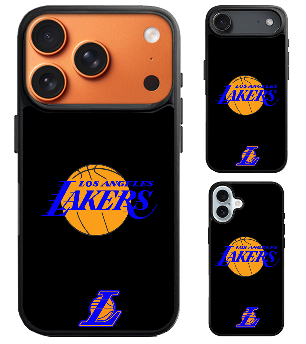 LA Lakers Black iPhone Air | iPhone 17 | 17 Pro | 17 Pro Max Case