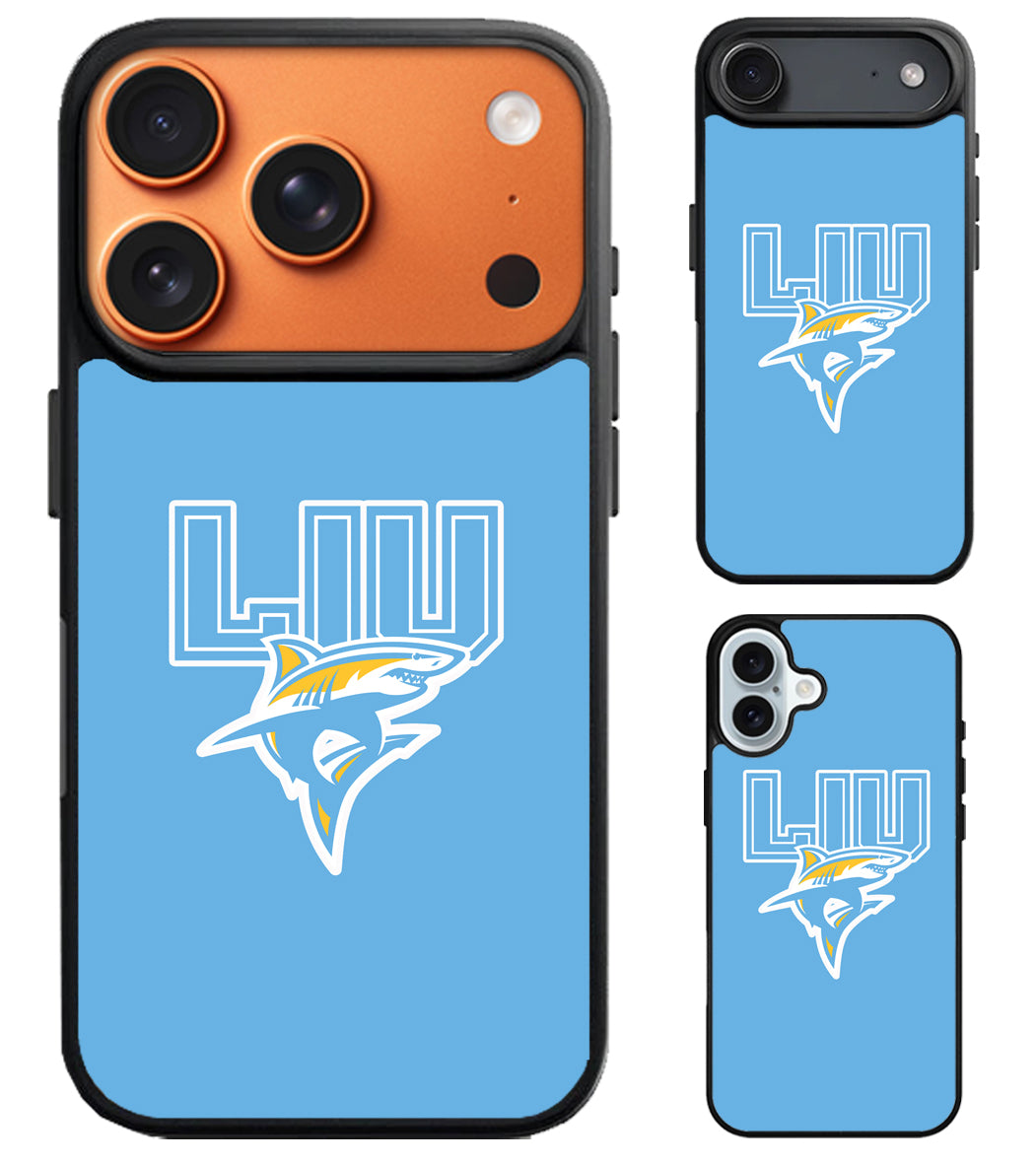 LIU Sharks Logo iPhone Air | iPhone 17 | 17 Pro | 17 Pro Max Case