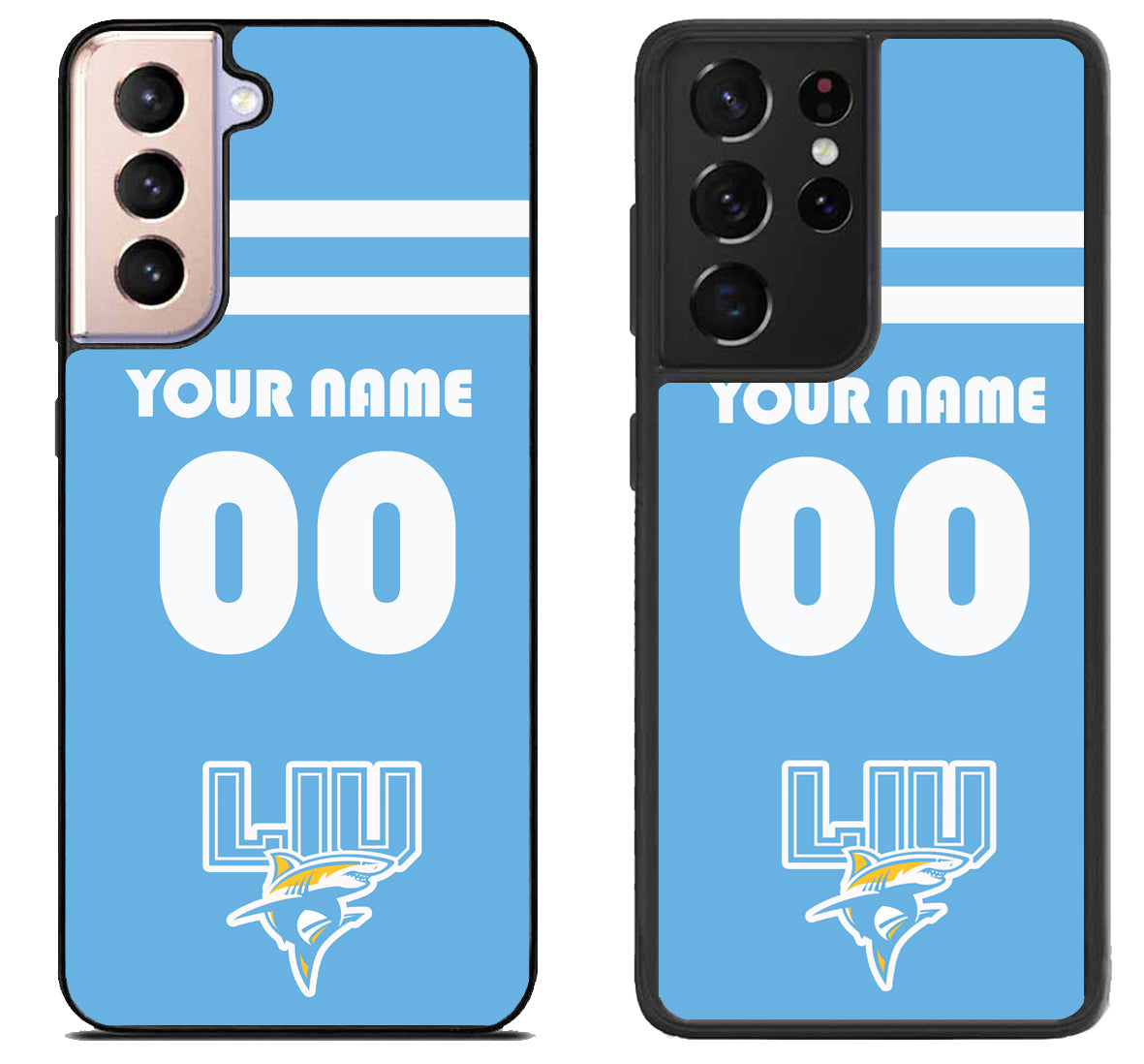 Custom Personalized LIU Sharks Samsung Galaxy S21 | S21 FE | S21+ | S21 Ultra Case
