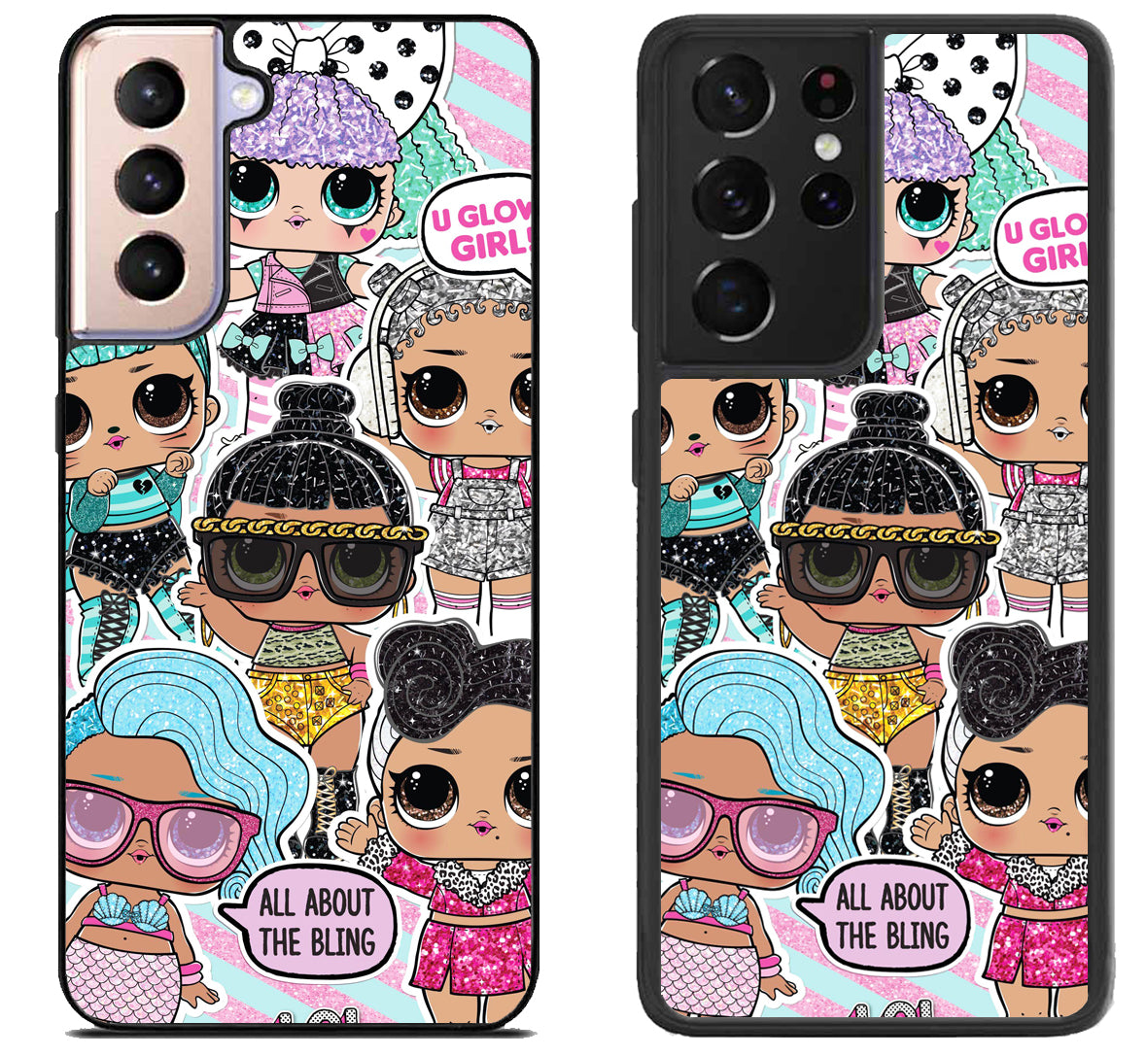 LOL Surprise Glow Girls Samsung Galaxy S21 | S21 FE | S21+ | S21 Ultra Case