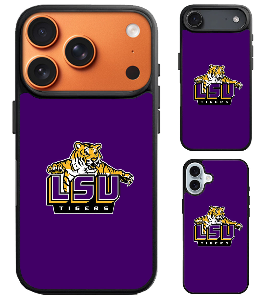 LSU Tigers football Style iPhone Air | iPhone 17 | 17 Pro | 17 Pro Max Case