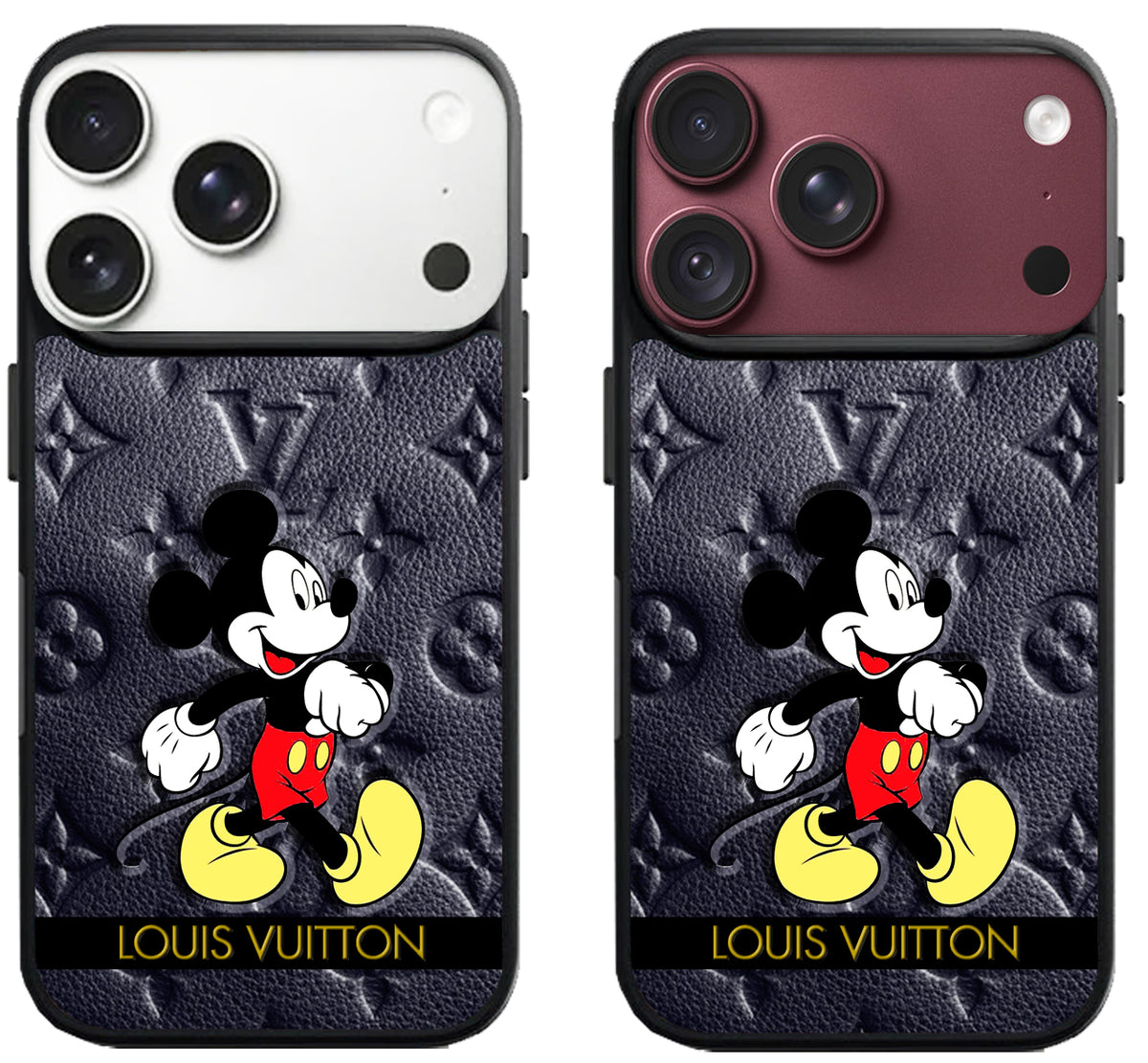LV Black Minnie Mouse iPhone 18 Pro | 18 Pro Max Case