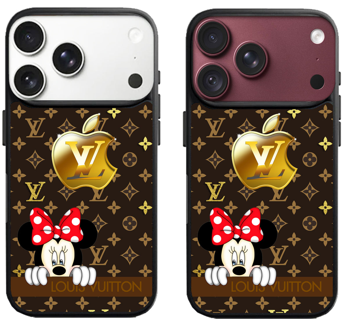 LV Apple Minnie Mouse Cute iPhone 18 Pro | 18 Pro Max Case