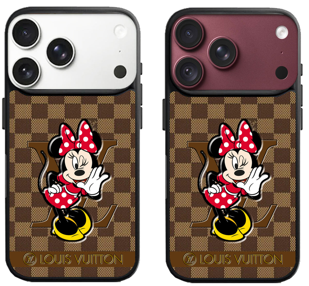 LV Minnie Mouse Brown iPhone 18 Pro | 18 Pro Max Case