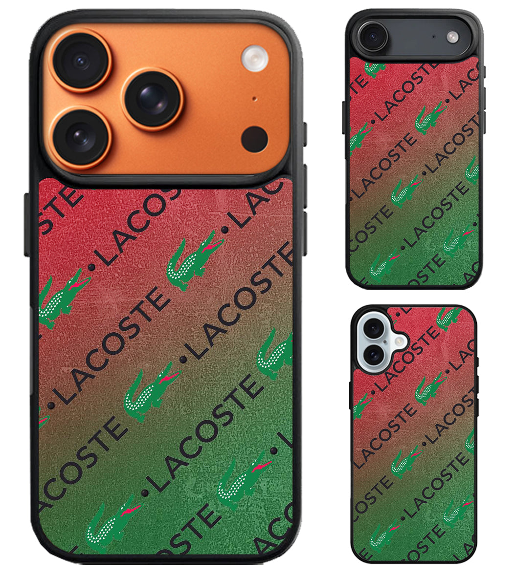 Lacoste Collage iPhone Air | iPhone 17 | 17 Pro | 17 Pro Max Case