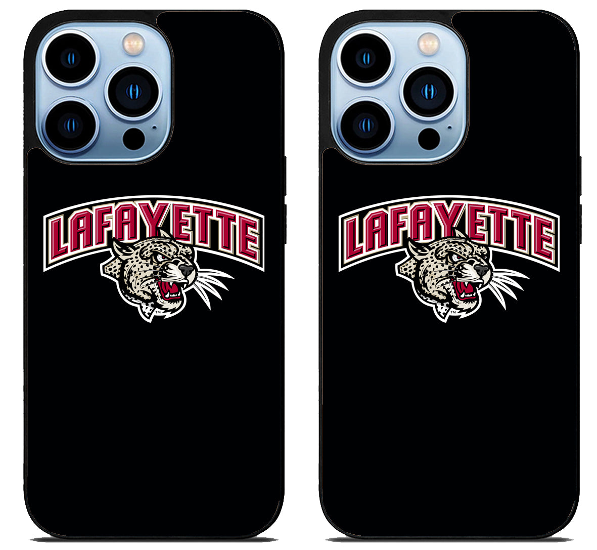 Lafayette Leopards Black iPhone 15 Pro | iPhone 15 Pro Max Case
