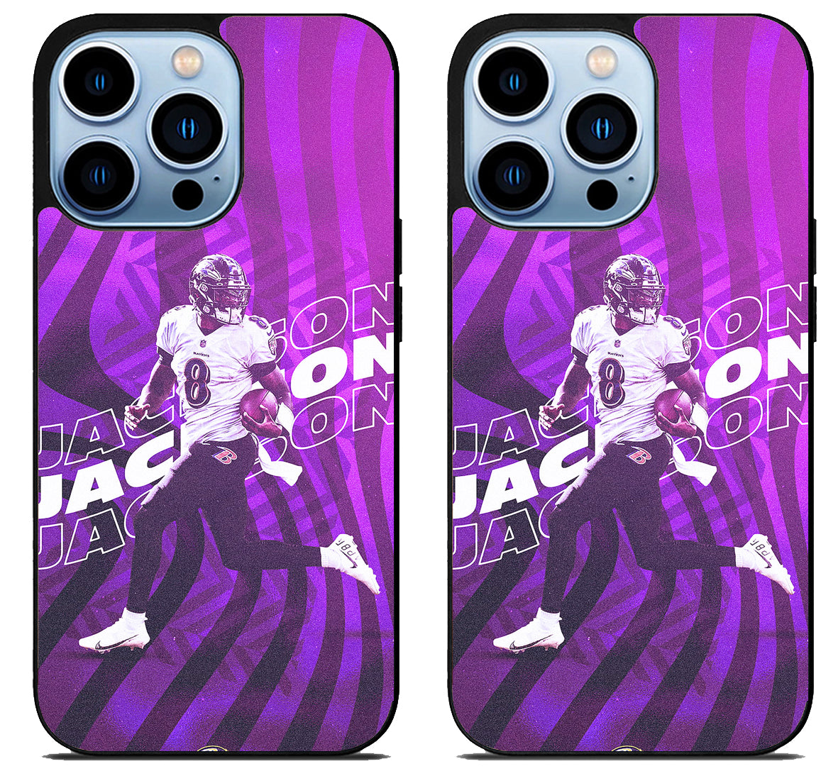 Lamar Jackson Baltimore Ravens Blue iPhone 15