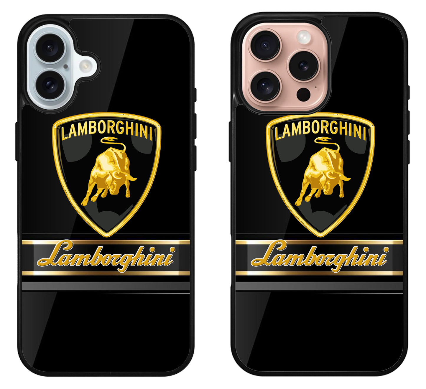 Lamborghini Black Metallic iPhone 16 | 16 Plus | 16 Pro | 16 Pro Max Case