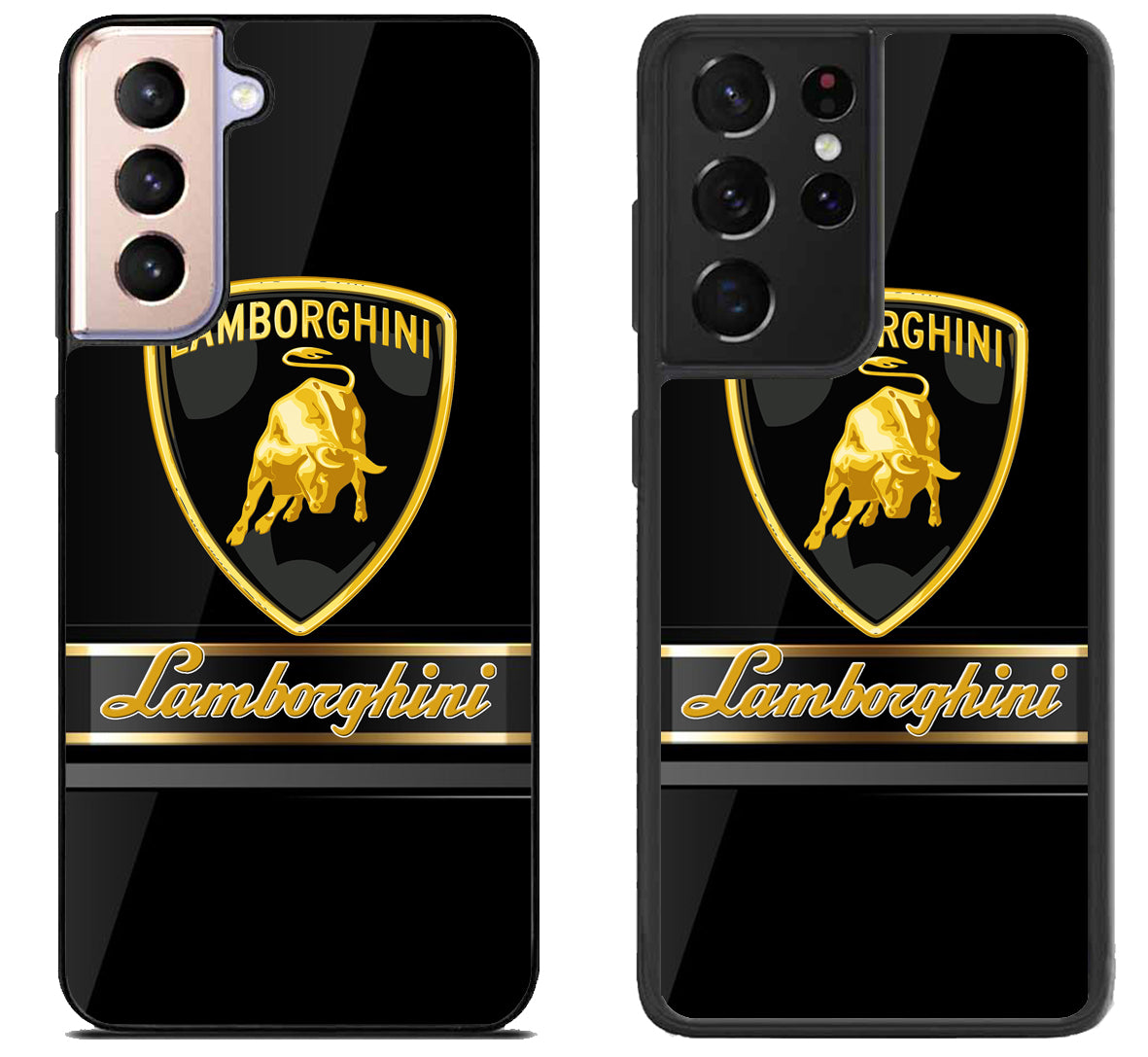 Lamborghini Black Metallic Samsung Galaxy S21 | S21 FE | S21+ | S21 Ultra Case