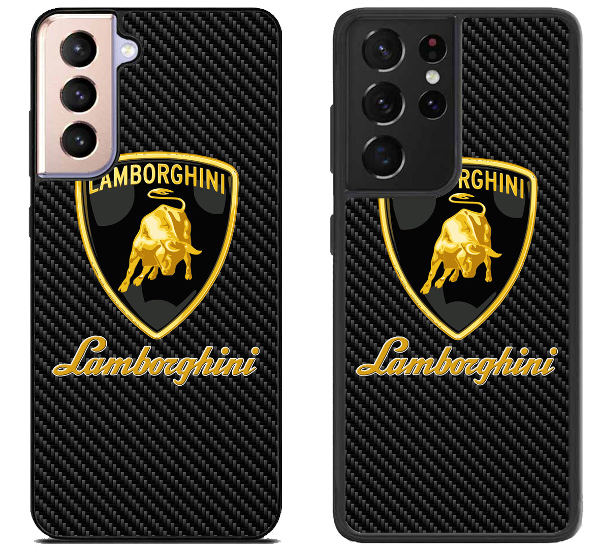 Lamborghini Logo Carbon Samsung Galaxy S21 | S21 FE | S21+ | S21 Ultra Case