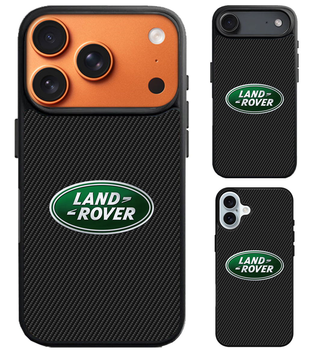 Land Rover Black Carbon iPhone Air | iPhone 17 | 17 Pro | 17 Pro Max Case