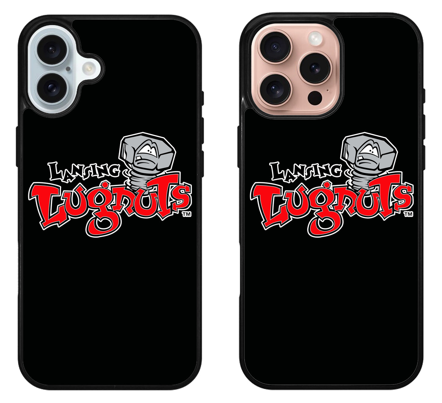 Lansing Lugnuts Black iPhone 16 | 16 Plus | 16 Pro | 16 Pro Max Case