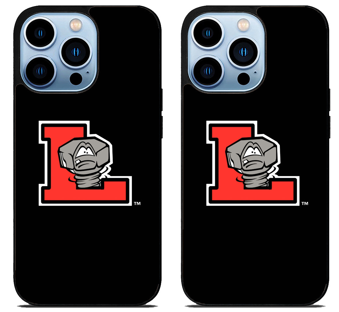 Lansing Lugnuts Logo Black iPhone 15 Pro | iPhone 15 Pro Max Case