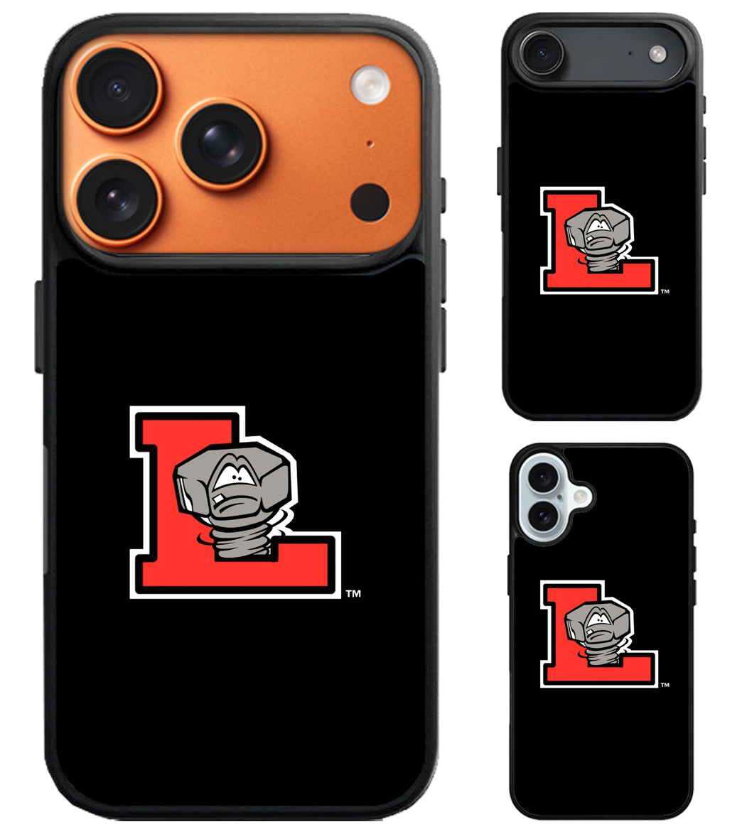 Lansing Lugnuts Logo Black iPhone Air | iPhone 17 | 17 Pro | 17 Pro Max Case