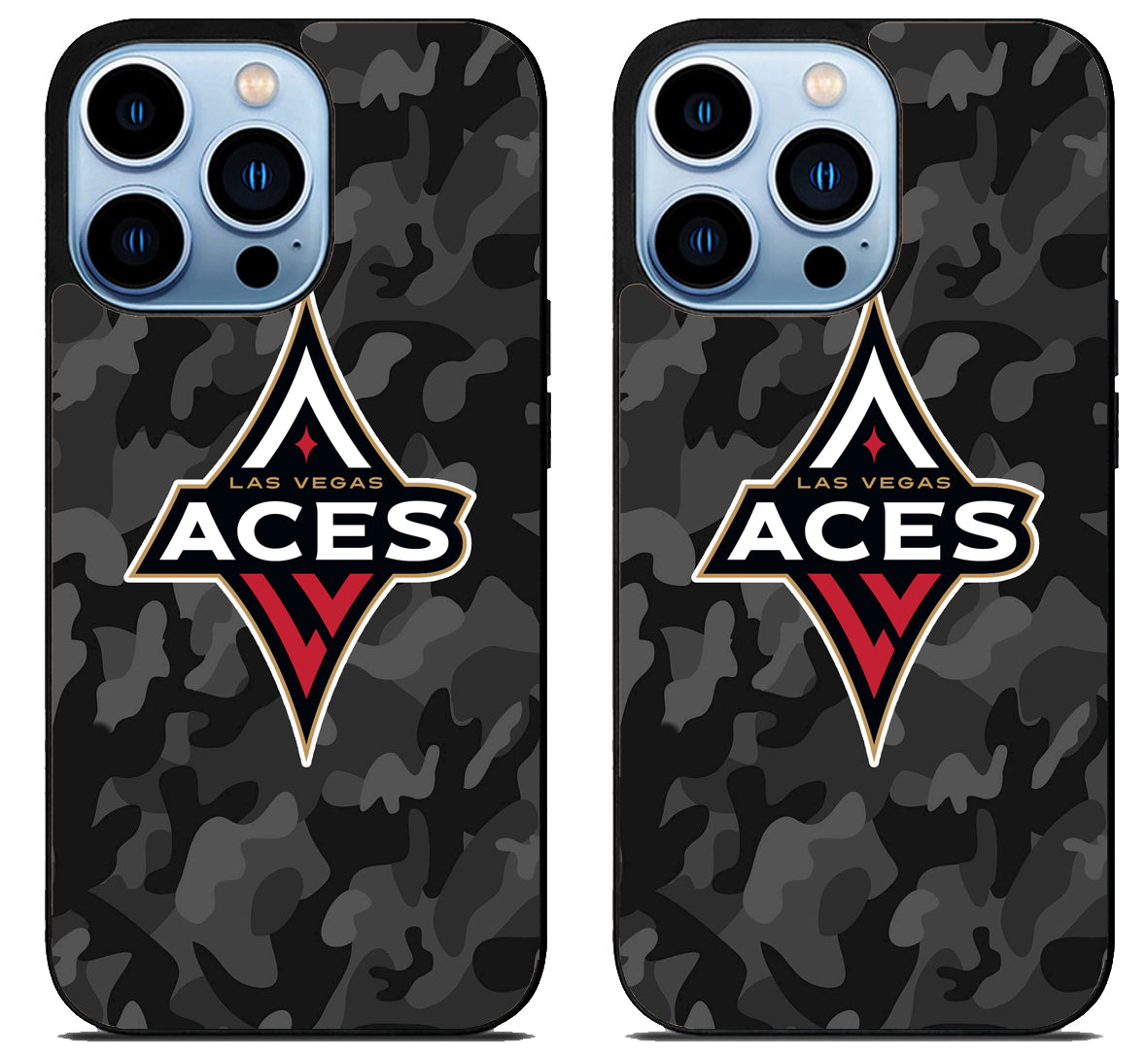 Las Vegas Aces Camo iPhone 15 Pro | iPhone 15 Pro Max Case