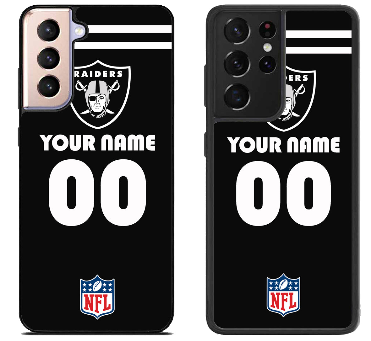 Custom Personalized Las Vegas Raiders NFL Samsung Galaxy S21 | S21 FE | S21+ | S21 Ultra Case