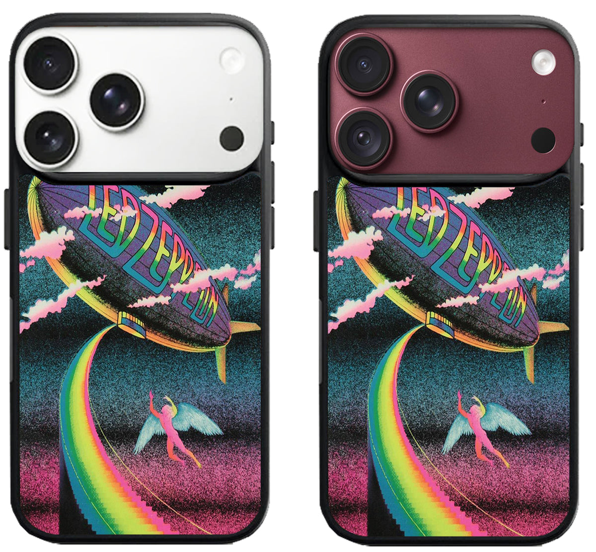 Led Zeppelin Wallpaper Rainbow iPhone 18 Pro | 18 Pro Max Case