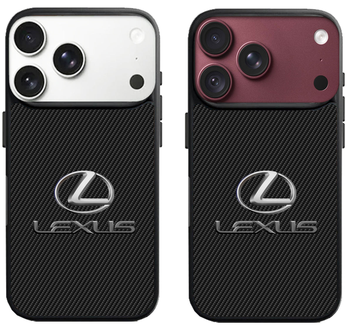 Lexus Logo Black Carbon iPhone 18 Pro | 18 Pro Max Case