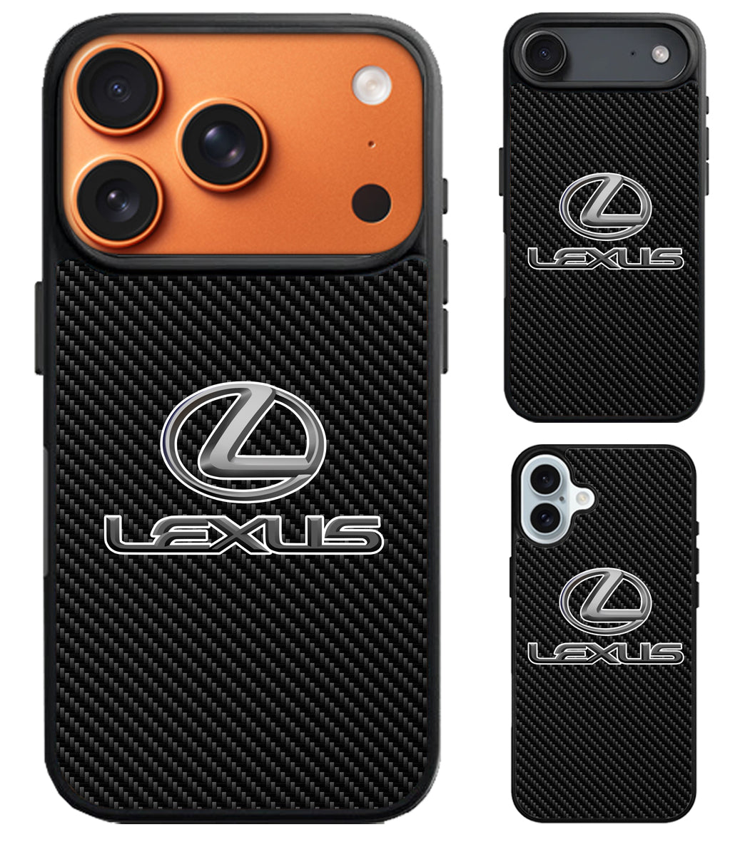 Lexus Logo Carbon iPhone Air | iPhone 17 | 17 Pro | 17 Pro Max Case