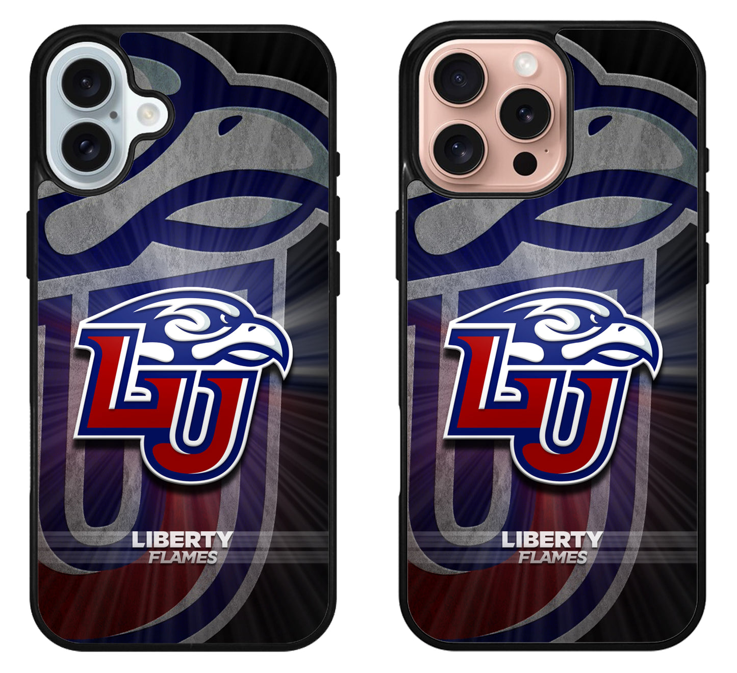 Liberty Flames University Background iPhone 16 | 16 Plus | 16 Pro | 16 Pro Max Case