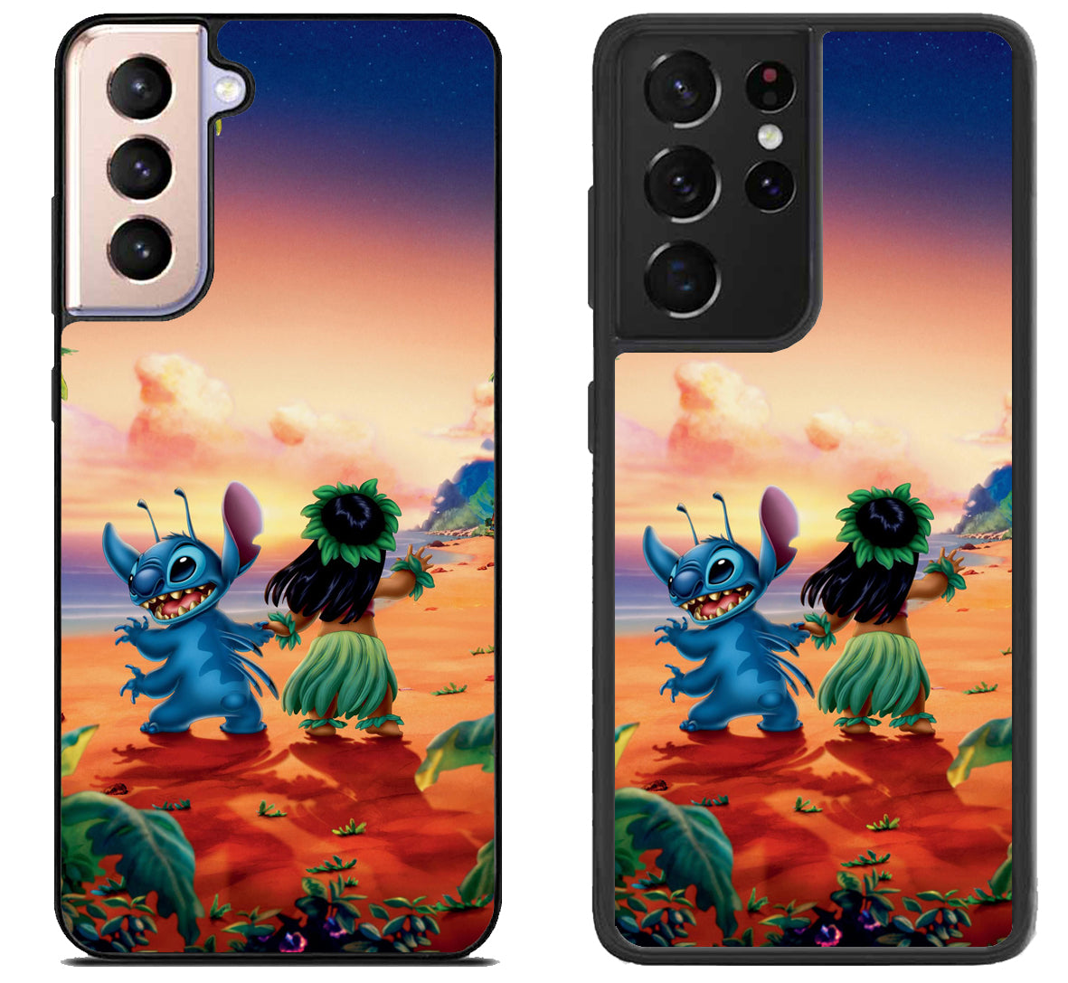 Lilo & Stitch Wallpaper Samsung Galaxy S21 | S21 FE | S21+ | S21 Ultra Case