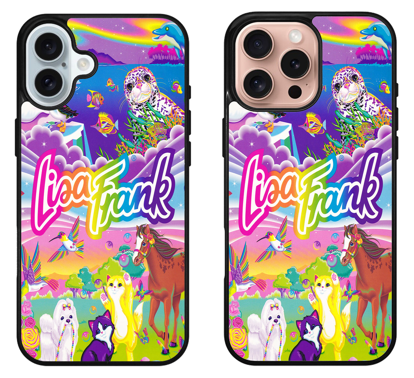 Lisa Frank Collage iPhone 16 | 16 Plus | 16 Pro | 16 Pro Max Case