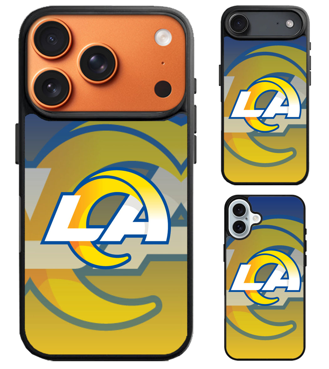 Los Angeles Rams Background iPhone Air | iPhone 17 | 17 Pro | 17 Pro Max Case