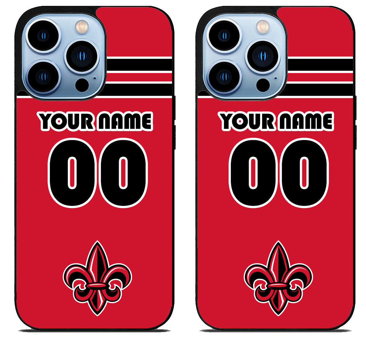 Custom Personalized Louisiana Ragin' Cajuns iPhone 15 Pro | iPhone 15 Pro Max Case