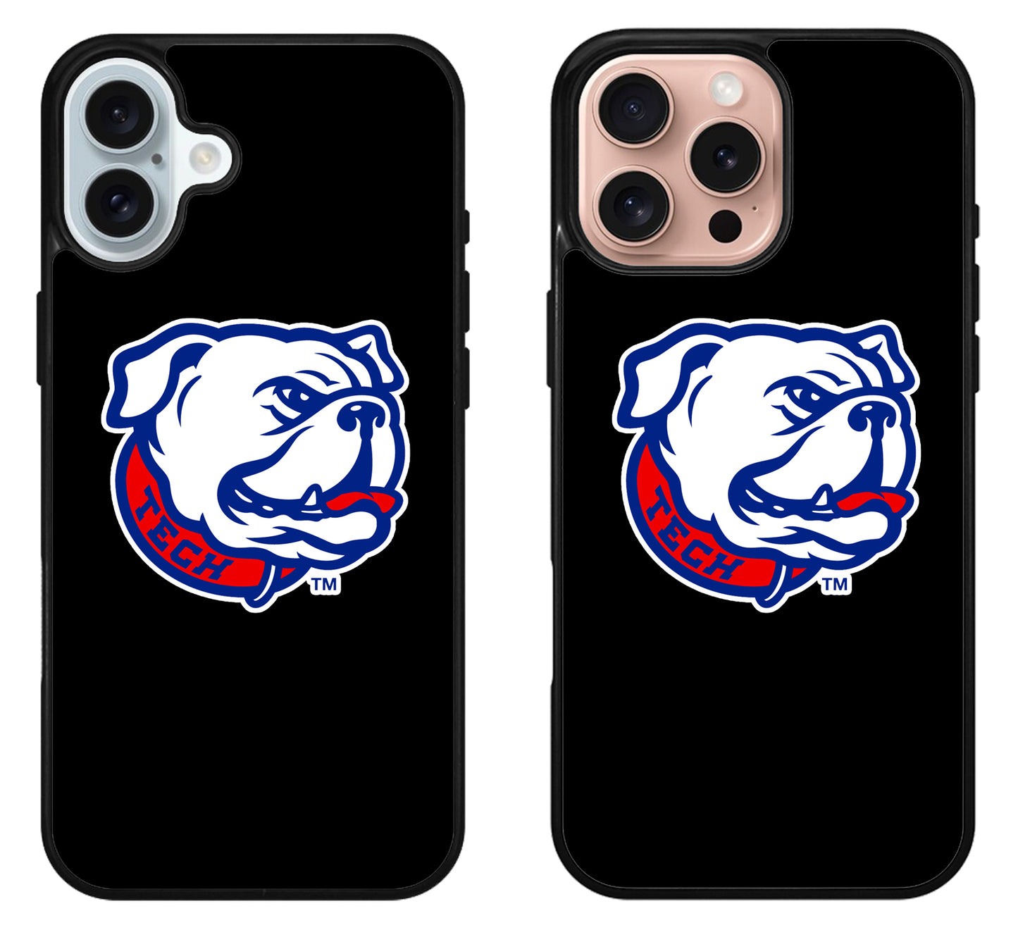 Louisiana Tech Bulldogs Black iPhone 16 | 16 Plus | 16 Pro | 16 Pro Max Case