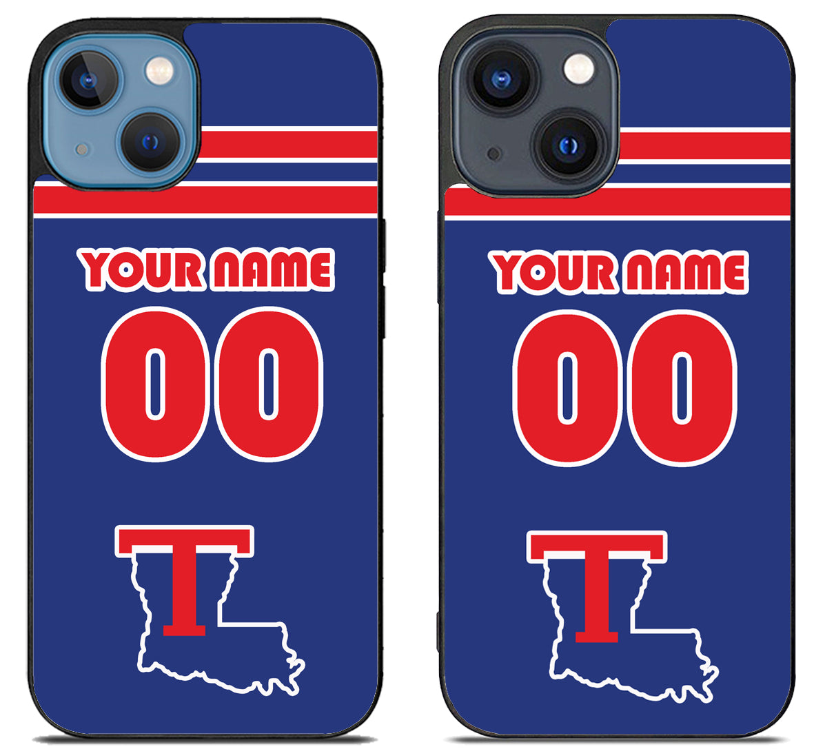Custom Personalized Louisiana Tech Bulldogs iPhone 15 | iPhone 15 Plus Case
