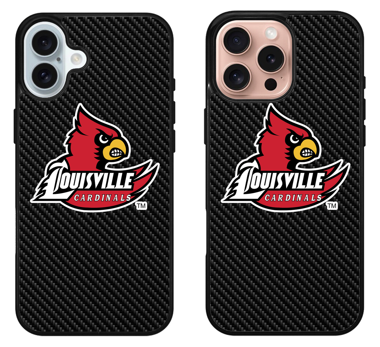 Louisville Cardinals Carbon iPhone 16 | 16 Plus | 16 Pro | 16 Pro Max Case