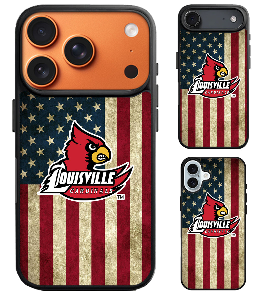Louisville Cardinals Flag iPhone Air | iPhone 17 | 17 Pro | 17 Pro Max Case